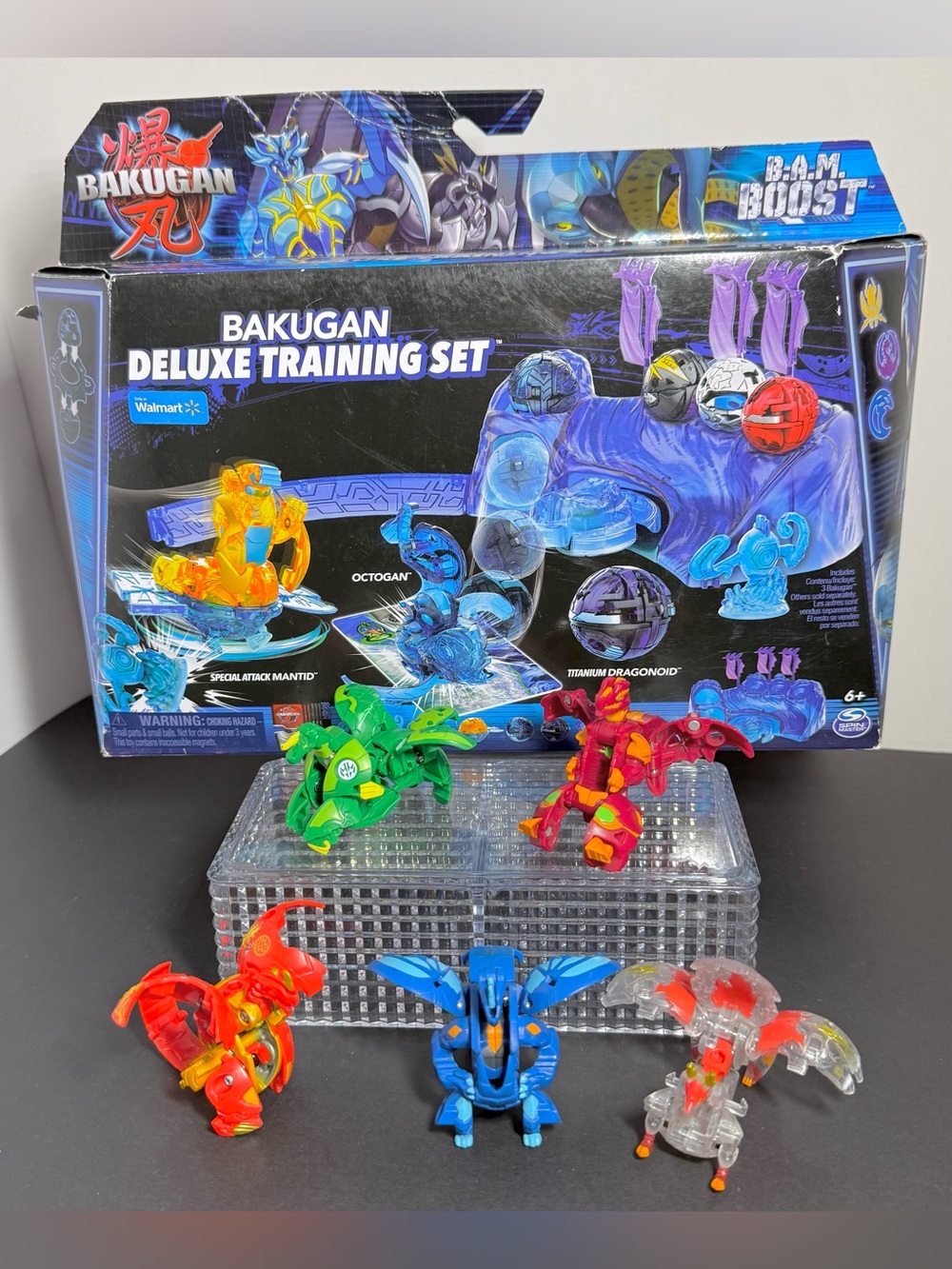 Bakugan Deluxe Training Set + 5 Bonus Figures Lot | Walmart Exclusive